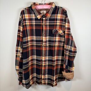 Legendary Whitetails Plaid Flannel Button-up Shirt 3XL